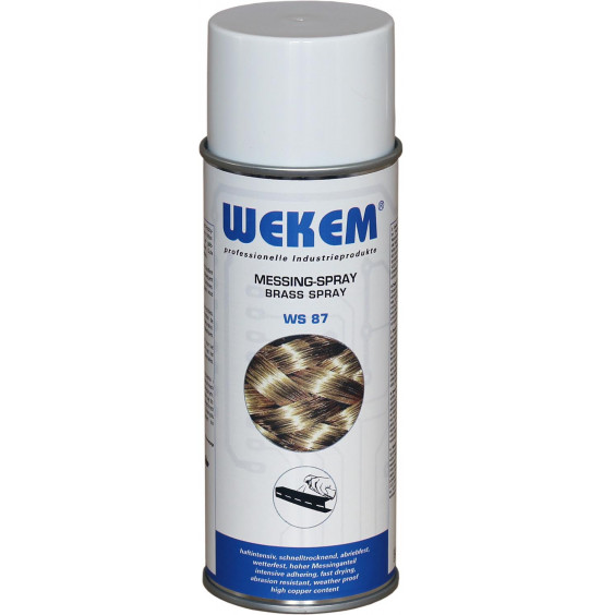 WS 87 YELLOW BRASS SPRAY